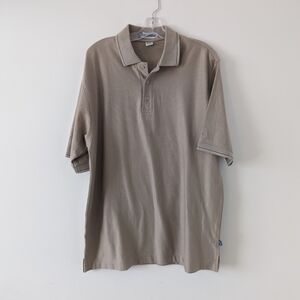 Extreme Men's Textured Polo Shirt in Taupe - Casual Comfort - Size XL
